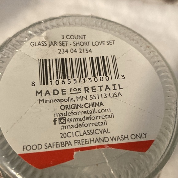 Target BP Baked With Love Sweets Jars - Picture 6 of 8